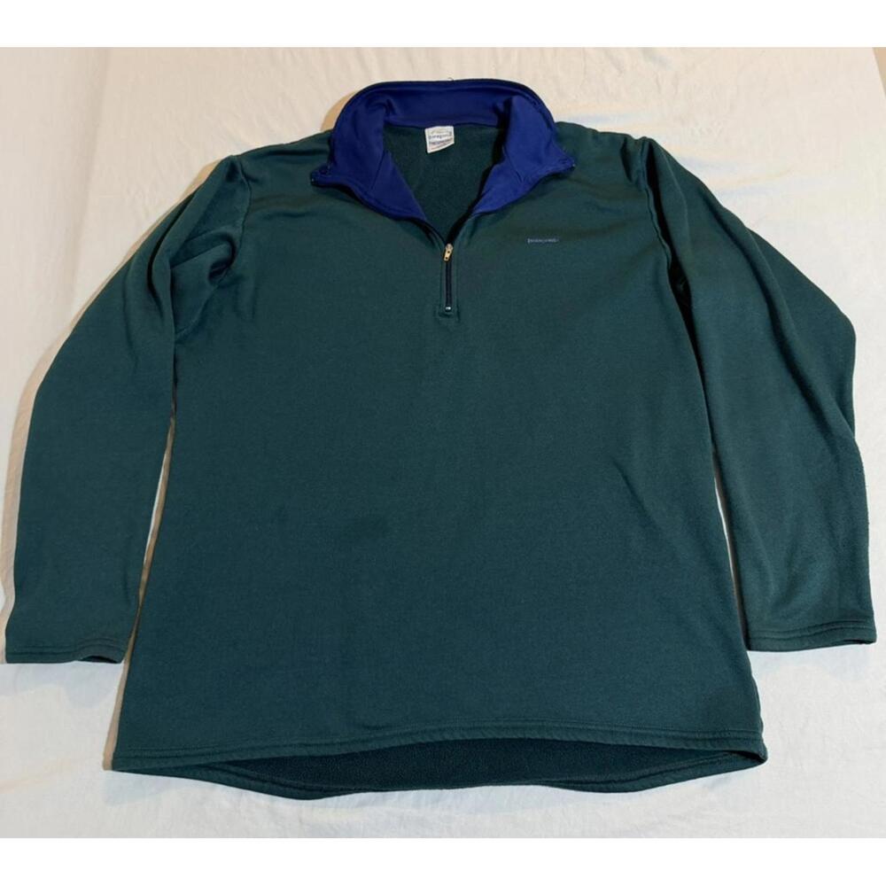 Vintage Patagonia Mens Quarter Zip Pullover Sweater Size‎ Large Made in USA